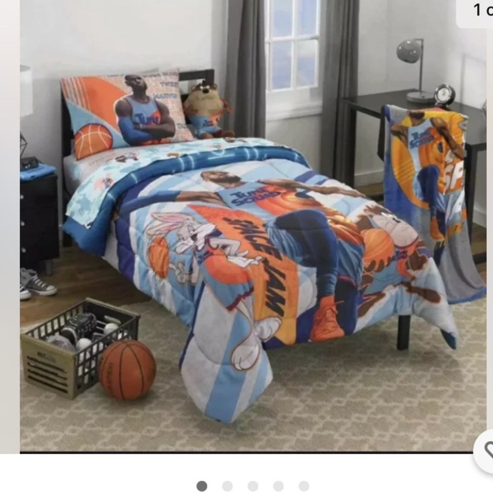💜Space Jam AnewLegacy Reversible 2Pc Comforterset